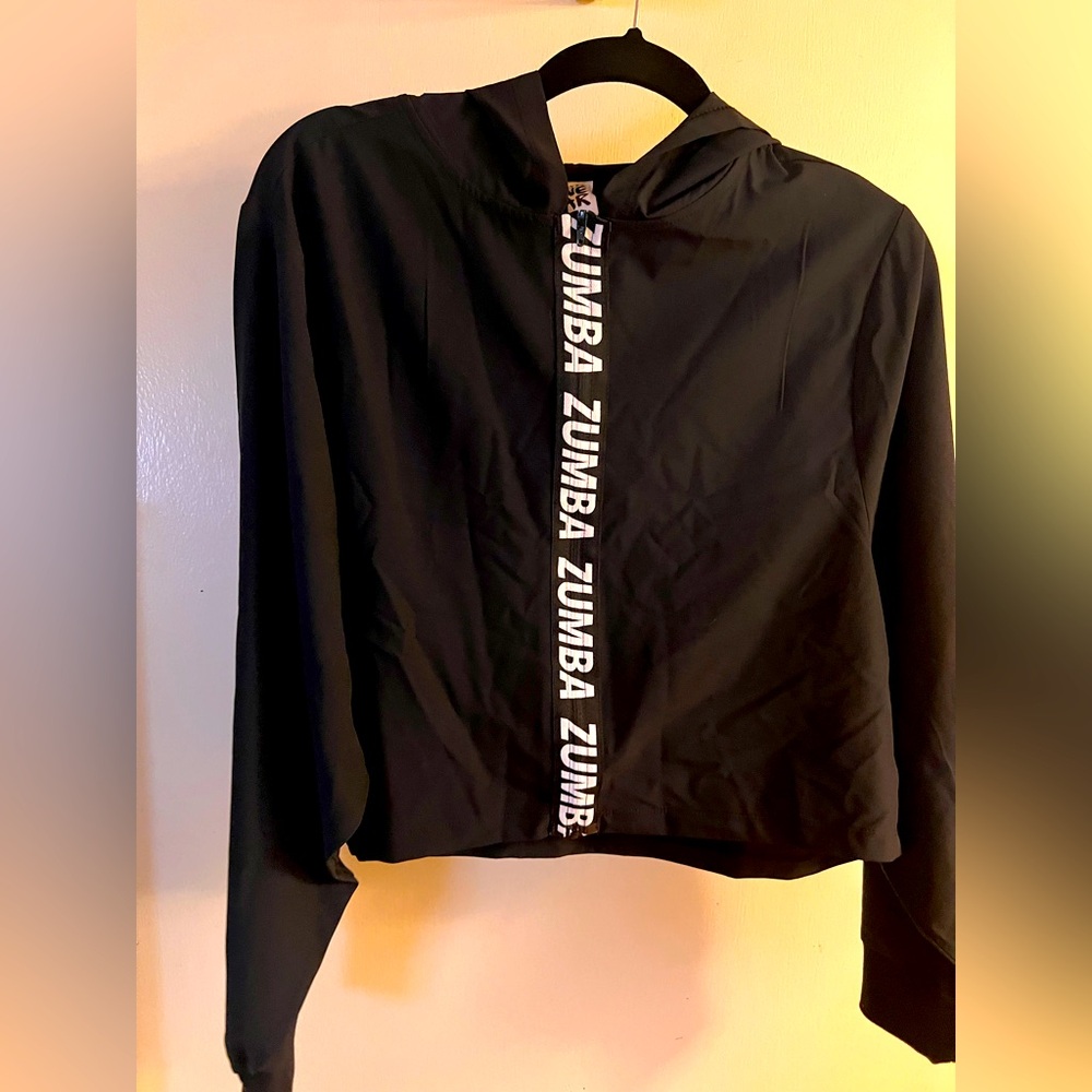 Zumba Creatives Unite zip up crop jacket/hoodie
